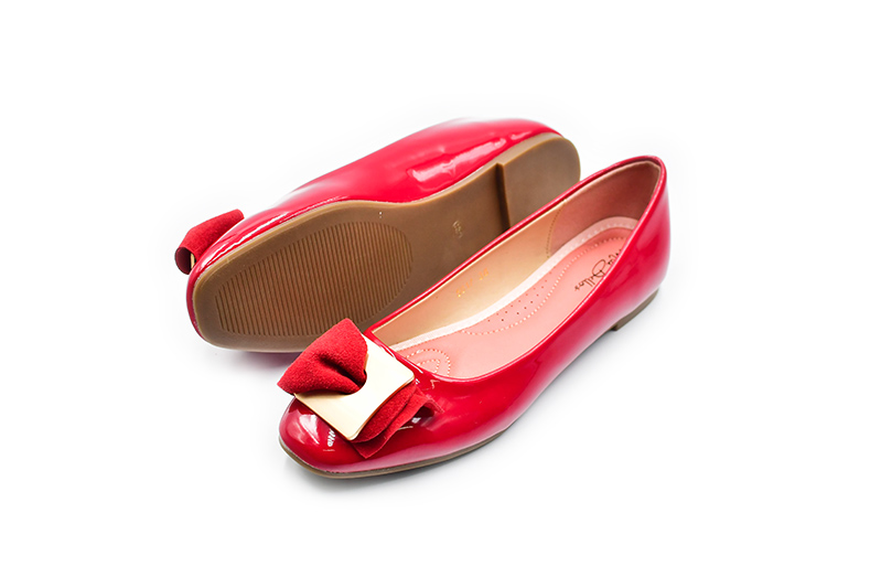 5017 Mia Bellos Patent Leather Flats With Buckle - Image 8