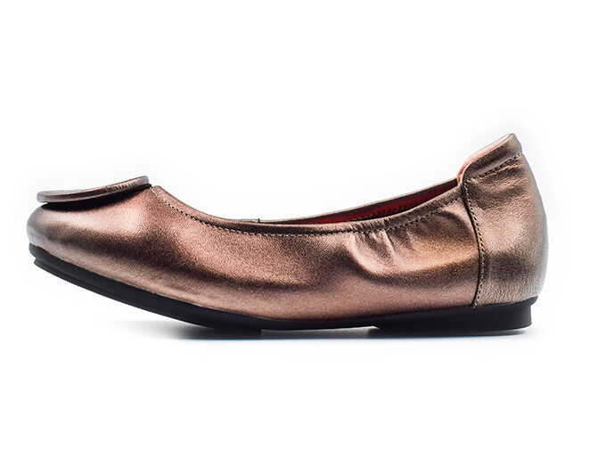 5026 Mia Bellos Comfort Leather Shoe With Button