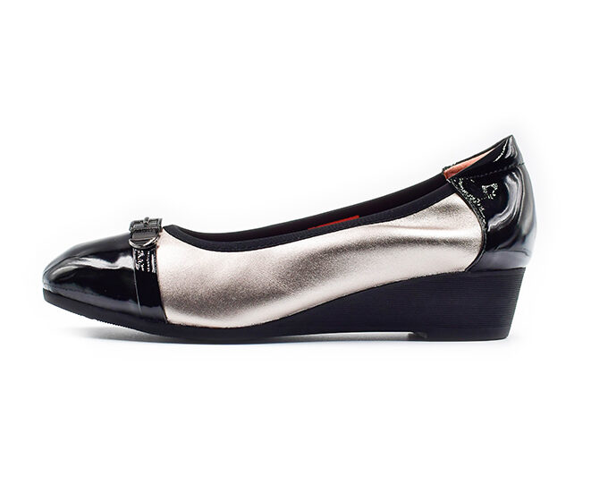 5029 Mia Bellos Comfort Leather Shoe With Patented Tip