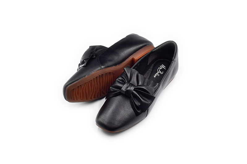 5030 Mia Bellos Comfort Leather Shoe With Ribbon - Image 4