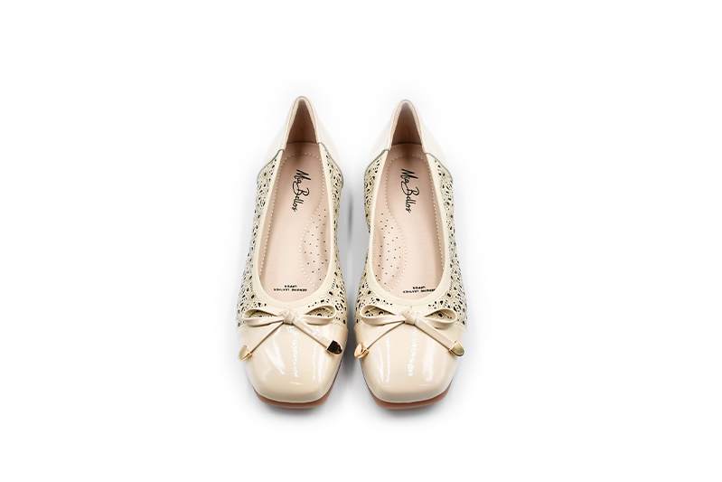 5036 Mia Bellos Comfort Leather Shoe With Perforated Sides - Image 6