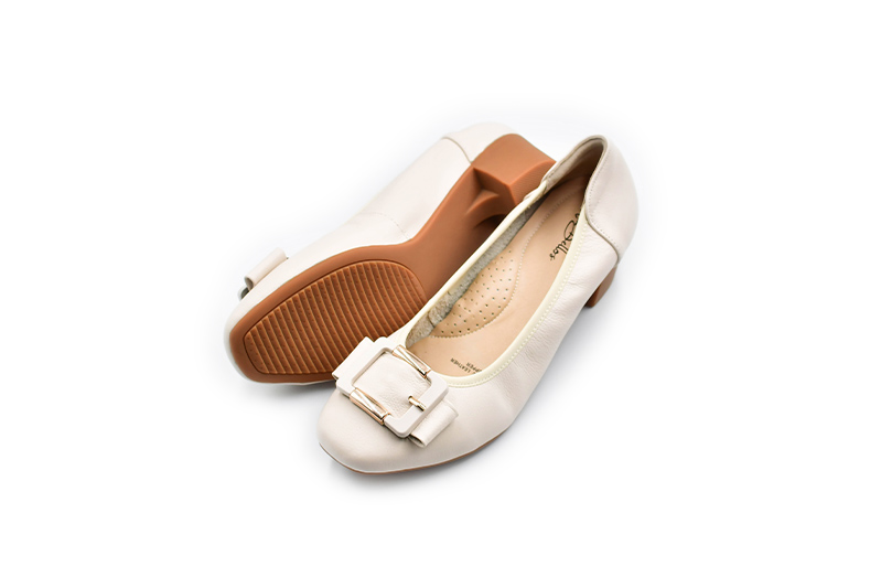 5047 Mia Bellos Comfort Leather Working Pumps - Image 4