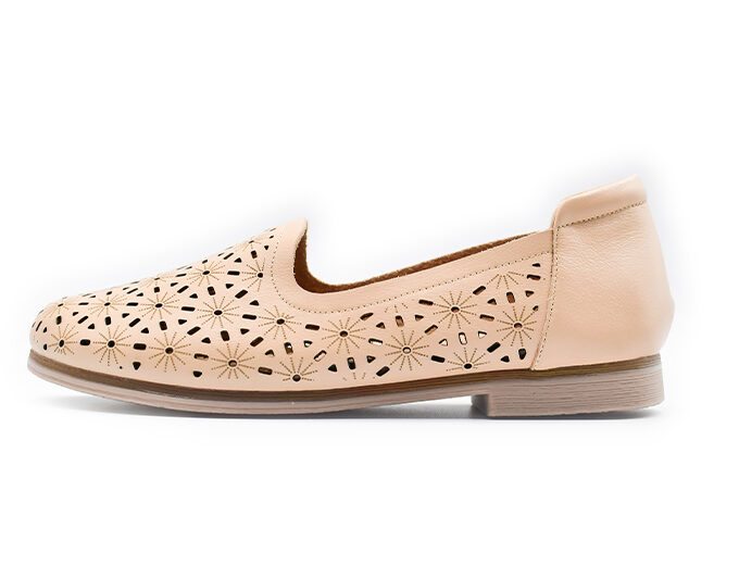 5049 Mia Bellos Perforated Comfort Leather Shoe